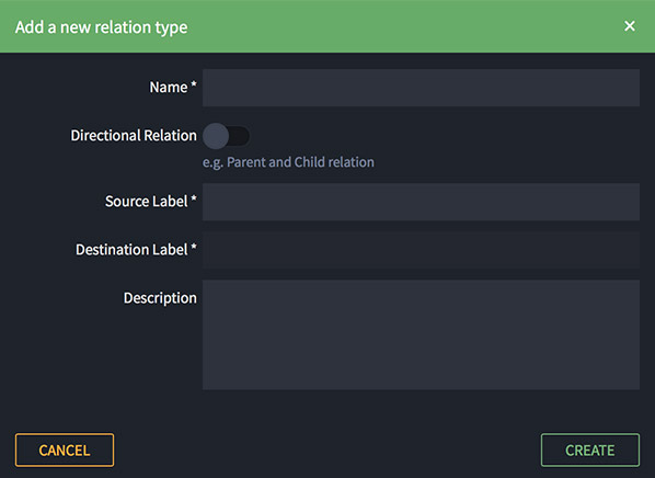 iconik relation types create